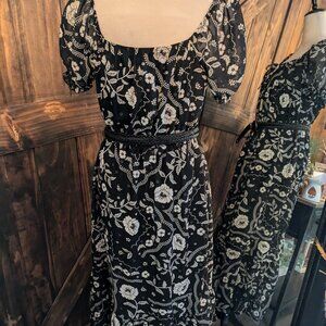 Wallflower Maxi/Midi Chiffon Dress